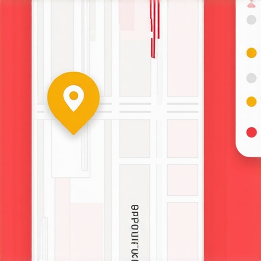 AI interface showing personalized local business results with maps and icons.