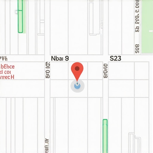 Augmented reality map guiding customers to a business storefront