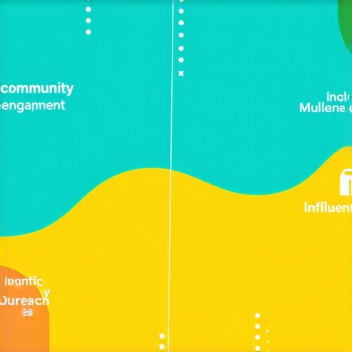 Infographic showing local SEO link building tactics with community and media outreach.