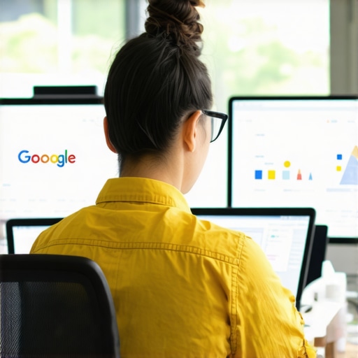 A digital workspace with analytics dashboards and review management software