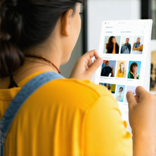 Business owner uploading photos and verifying details on Google My Business