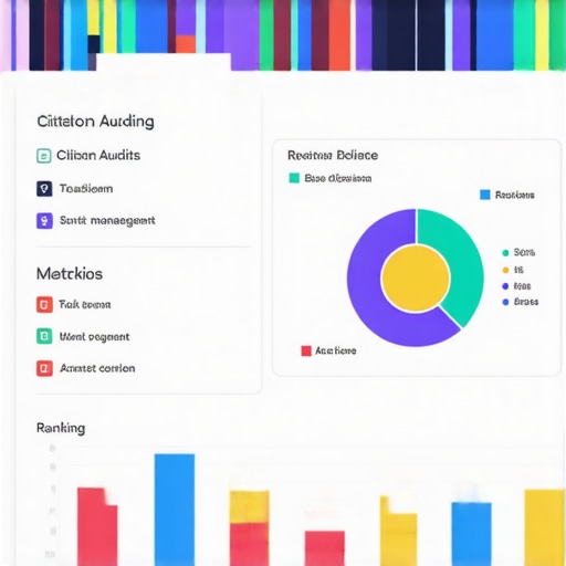 Screenshot of local SEO tools dashboard showing citation audits, reviews, and rankings.
