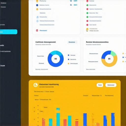 A computer screen displaying SEO analytics, citation management, and review monitoring dashboards.