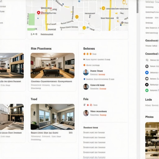 Bright and engaging Google My Business profile page showcasing reviews, photos, and posts with a focus on local SEO.