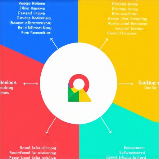 Flowchart illustrating steps for optimizing Google Maps rankings, featuring profile, citations, reviews, and activity.