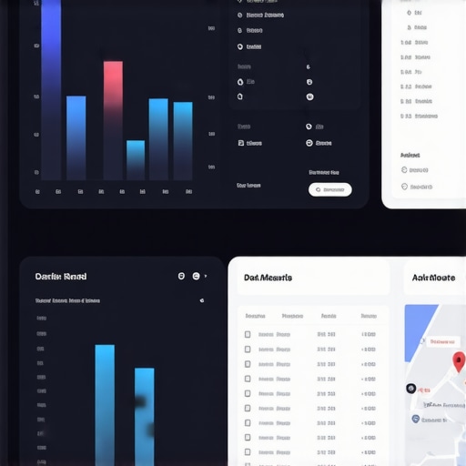 Local SEO Dashboard for Monitoring Screenshot of a local SEO analytics dashboard