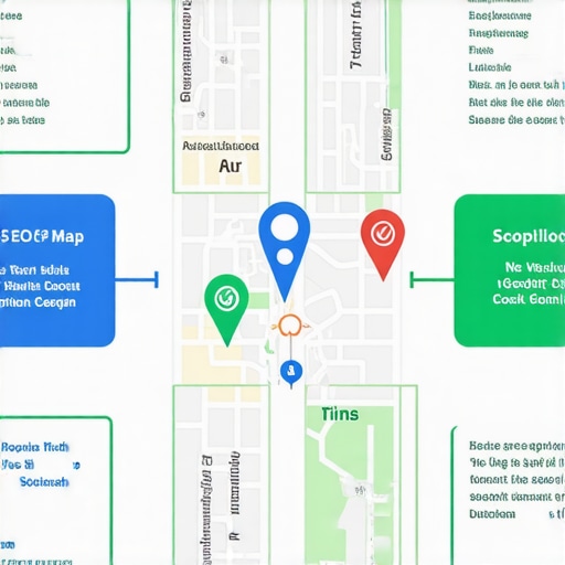 Infographic illustrating core steps for optimizing local SEO and Google Maps ranking in 2026.