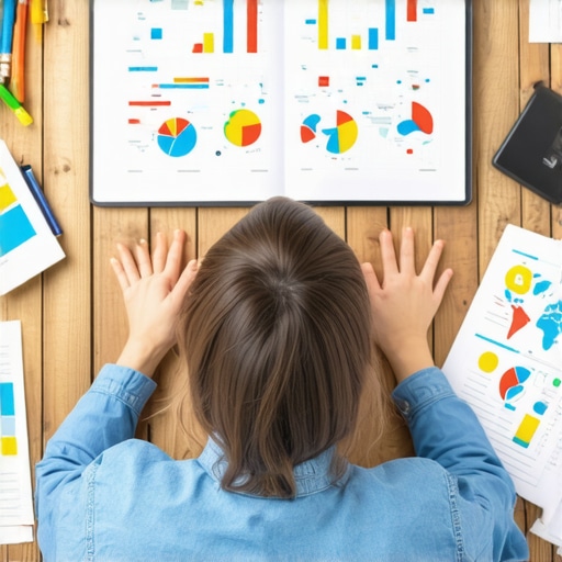 Person analyzing local SEO data and maps to improve Google Maps rankings.