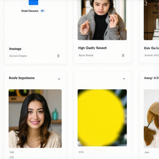 Google My Business Dashboard Optimization Business owner optimizing Google My Business profile with images and reviews.