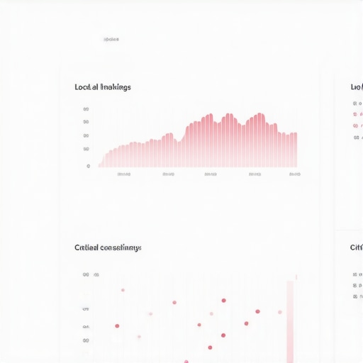 Screenshot of BrightLocal dashboard highlighting local rankings and citation data